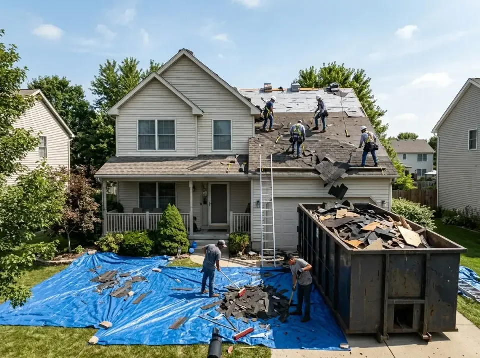 roof-replacement-debris-remova-004 — frequently asked questions, Cheapest Dumpster Rentals in Forest Acres, SC